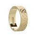 Gold Ladies and Gents Celtic Knot Wedding Rings