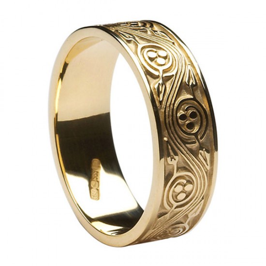 Gold Celtic Spiral Ring
