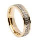 Gold Signature Warrior Shield Wedding Ring