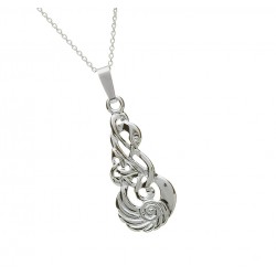 Silver Classic Children of Lir Pendant