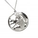 Silver Cuchulainn Warrior and Wolfhound Pendant Silver Cuchulainn Warrior and Wolfhound Pendant