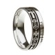 Sterling Silver Celtic Cross Faith Wedding Ring