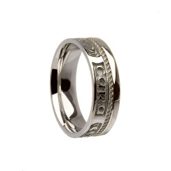 Sterling Silver Mo Anam Cara Wedding Ring
