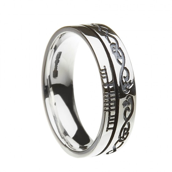 Sterling Silver Together Le Chelie Faith Wedding Ring