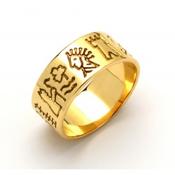 Impressions of Ireland Gold Story Ring
