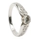 Gold Diamond Trinity Knot Promise Ring