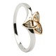 Gold Trinity Knot Promise Ring 