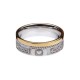 Bright Love of My Heart Gold Wedding Band