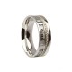 Sterling Silver Love Forever Faith Wedding Ring